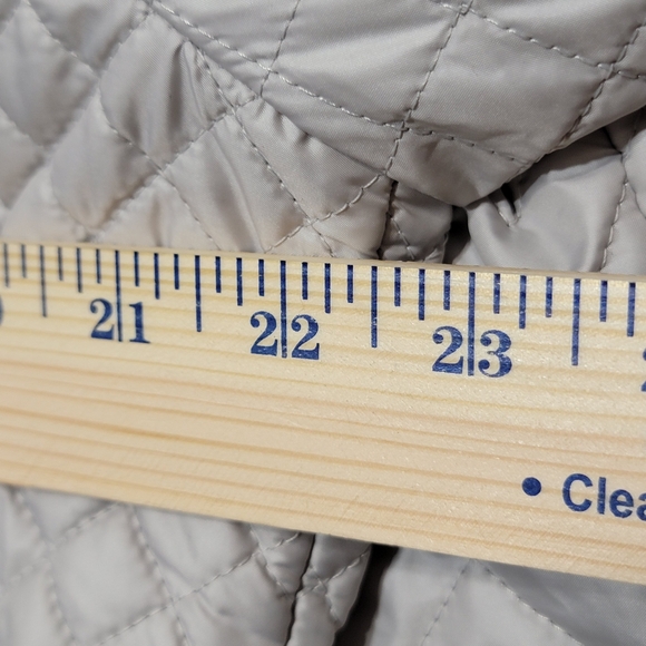 laundry by shelli segal Light Gray Puffer Coat Size XL - Picture 8 of 13